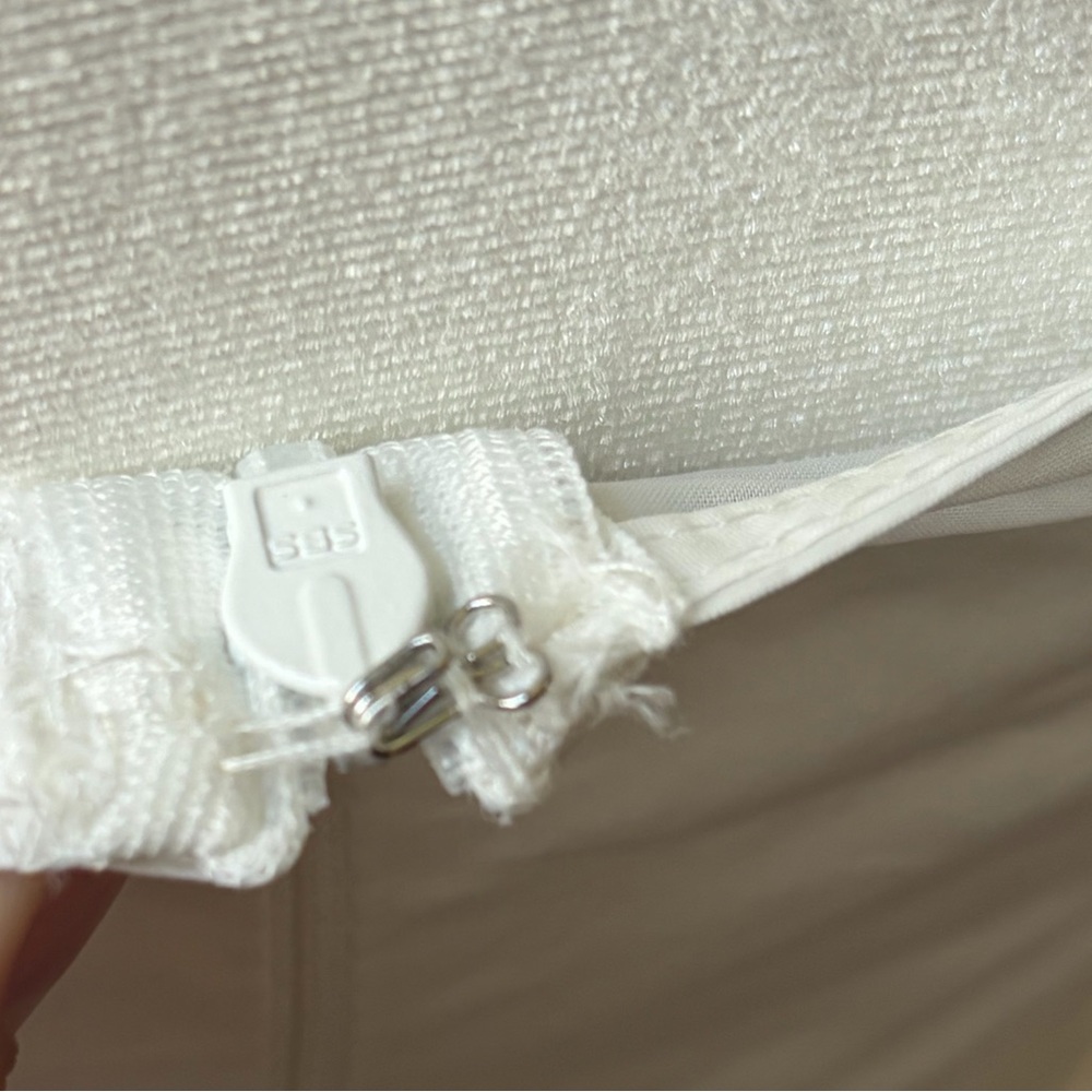 Nectar White Cotton Milkmaid Mini Dress Off Shoulder Cottagecore S - Picture 10 of 11